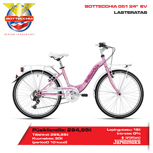 Велосипед Bottecchia 051 CTB Girl 6V 24" Pink (4 фото из 4)