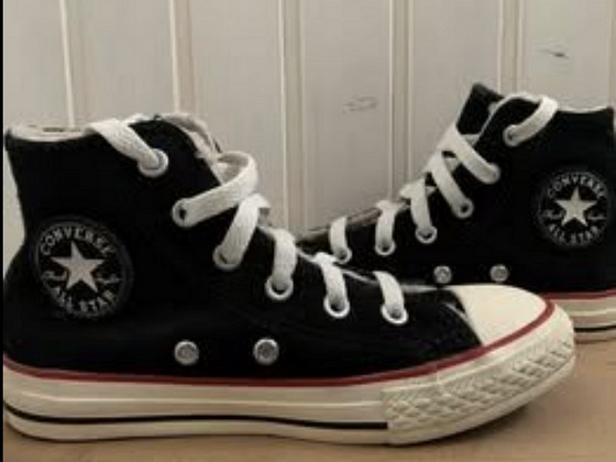 Кожаные кроссовки Converse с меховой подкладкой, размер 29/3