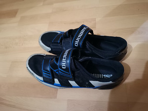 Shimano MTB must jalatsid , Shimano SPDSL must-sinine (2 foto / 4)