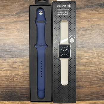 Uus! Apple Watch 42/44 mm tumesinine rihm