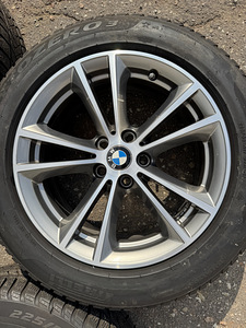 17" BMW style 631 originaalveljed 5x112 + lamellrehvid 6-7mm (3 foto / 9)