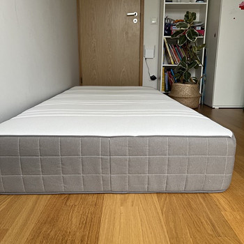 Матрас с пружинами HÖVÅG 90x200 см очень жесткий/темно-серый