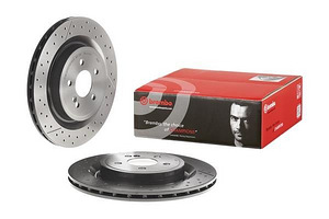 Задние тормозные диски Brembo 09.B788.11 комплект 2шт Ø 330 (2 фото из 3)