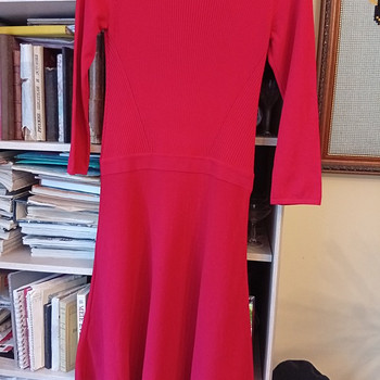 Красное вязаное платье размер S-M Ralph Lauren