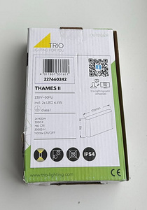 THAMES II 2x4,5W LED 400lm White / Black (3 foto / 6)