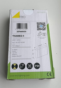 THAMES II 2x4,5W LED 400lm White / Black (5 foto / 6)