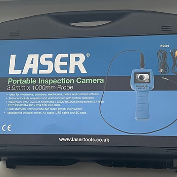 Laser Tools Portable Inspection Camera 3.9 x 1000mm Probe