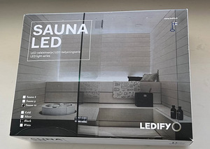 Sauna LED light series Sauna 12 Black / Silver (2 foto / 4)