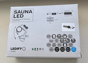 Sauna LED light series Sauna 12 Black / Silver (4 foto / 4)
