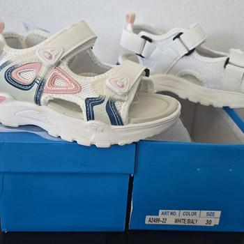 UUED valge-roosaga sandaalid s.26,27,28,29,30