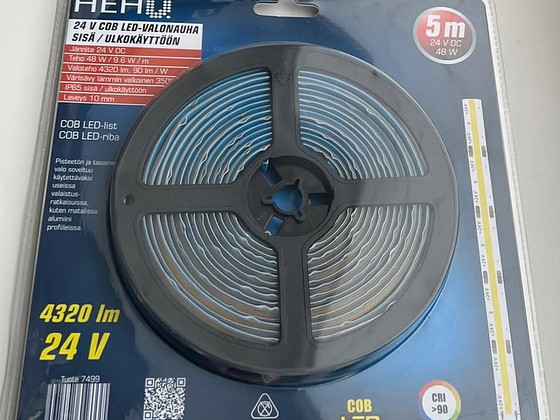 Led strip Cob 5m 24V / 12 V