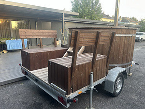 Kümblustünn koos ahju ja pinkidega — rent Tallinnas (2 foto / 3)