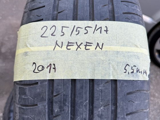 225/55/17 шины Nexen летние 4шт 5,5мм