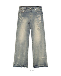 Racer Worldwide Blue Distressed Jeans. (1 foto / 2)