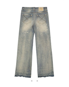 Racer Worldwide Blue Distressed Jeans. (2 foto / 2)