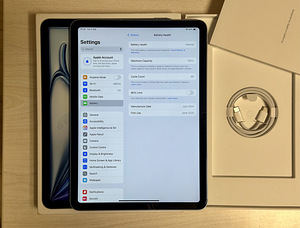 Apple iPad Air 11 M2 256GB Wi-Fi+Cellular Blue nagu uus! (4 foto / 5)