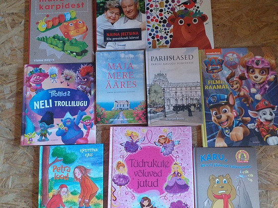 Различные книги на эстонском языке