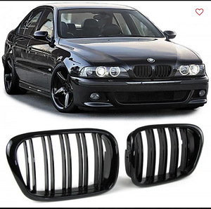 Новые черные глянцевые решетки с двойными ребрами для BMW E3 (1 фото из 2)
