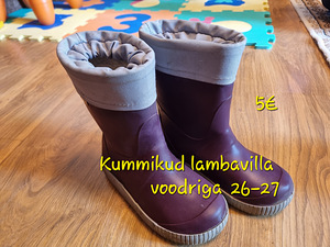 Kummikud lambavillavoodriga 26-27 (1 foto / 2)