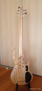 ESP LTD B205SM Natural Satin LH 5-струнная бас-гитара для ле (6 фото из 9)
