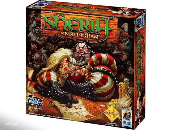 Неиспользованная настольная игра "Sheriff of Nottingham"