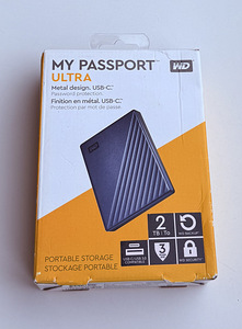 Western Digital WD My Passport Ultra 2TB USB-C , Blue (1 фото из 5)