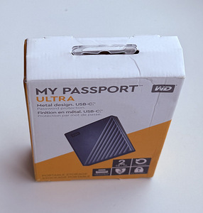 Western Digital WD My Passport Ultra 2TB USB-C , Blue (5 фото из 5)