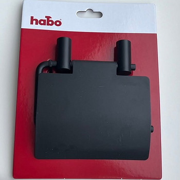 Habo Toilet paper holder Silver / Black