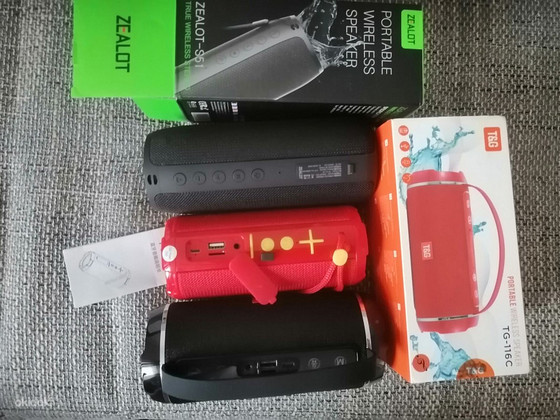 Bluetooth колонка TG-116C,TG-621,Вибродинамик 4 Om, 25W