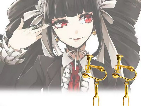 Серьги косплей Celestia Danganronpa аниме