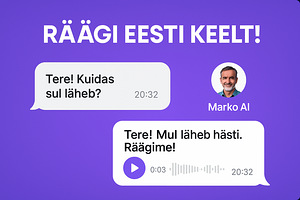 AI-õpetaja eesti keelele: Kõnepraktika ööpäevaringselt (1 foto / 3)