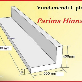 EPS L-plokk vundamentile 400x500x2000mm EPS200