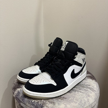 Jordan 1 Mid, Diamond Shorts, EUR 41, US 8