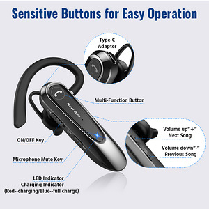 Handsfree. Jabra Talk . Bluetooth.New Bee LC-B45. (2 foto / 7)