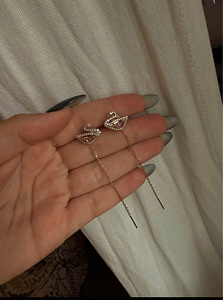 Серьги лебеди Swarovski (1 фото из 2)