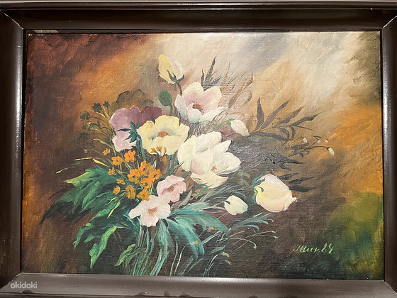 Iiris Uuki maal „Lilled tuules” 69x48cm