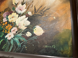 Iiris Uuki maal „Lilled tuules” 69x48cm (2 foto / 4)