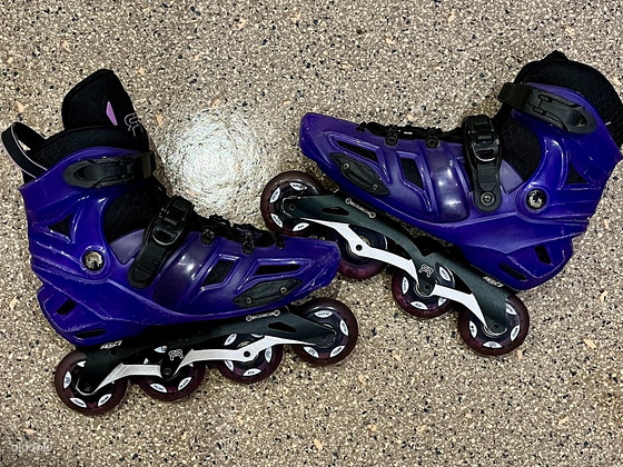 FR Skates AXS Purple, reguleeritav suurus 37–40, trikiratast