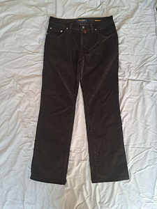 Pierre Cardin Deauville, velvetpüksid, mustad, W34/L34 (1 foto / 5)