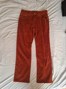 Pierre Cardin Deauville, sametpüksid, oranžid, W34/L34 (1 foto / 5)