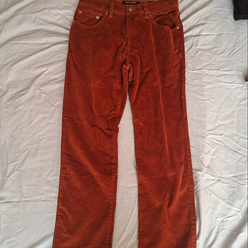 Pierre Cardin Deauville, sametpüksid, oranžid, W34/L34