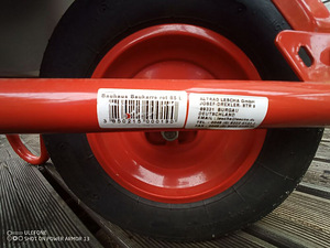 Новая садовая/строительная тачка 85L (2 фото из 4)