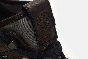 Stone Island Garment Dyed Leather Exostrike Boot With Dyneem (3 фото из 9)