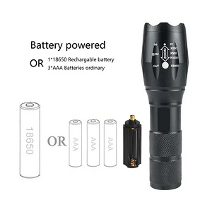 Led taskulamp lanterna T6- 1000 lm, uus (3 foto / 10)