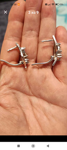 СЕРЕБРЯНЫЕ СЕРЕЖКИ (3 фото из 8)