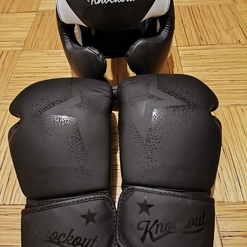 Poksikindad + peakaitsmed Knockout (uus)