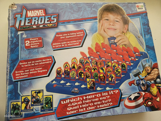 Угадай, кто MARVEL Герои детская игра