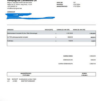 Elektrisüsteemi komplekt M (ühe 100ah liitiumakuga) + 2x175W