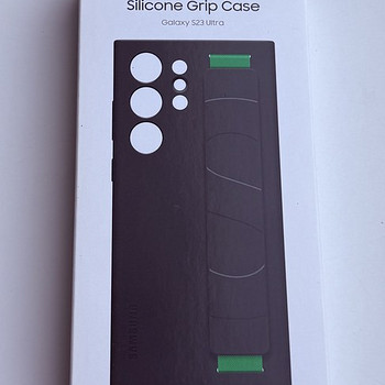 Samsung Galaxy S23 Ultra Silicone Grip Case , Black