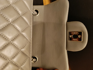 Chanel mini flap bag Grey NEW (4 foto / 5)